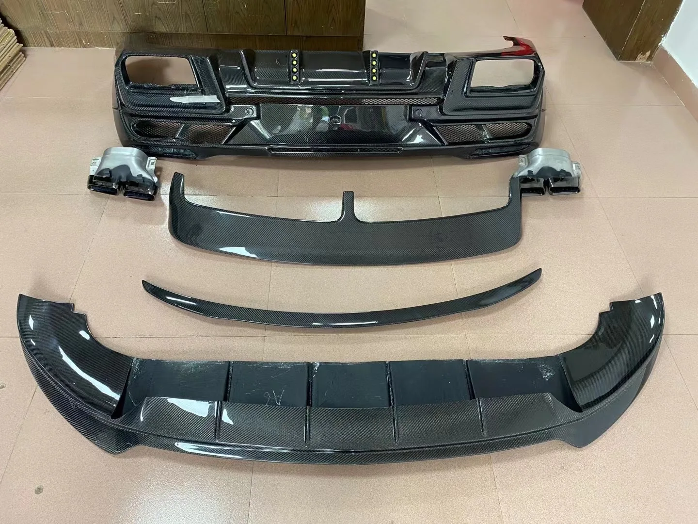 

W167 GLE Coupe GLE450/GLE350 (2020) – Carbon Fiber LD-Style Front Lip, Rear Diffuser & Hood​