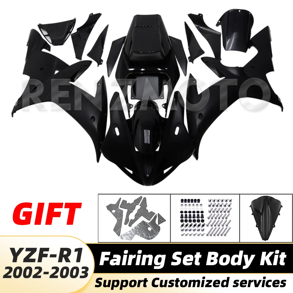 YZF-R1 2002 2003 Voor YAMAHA YZF R1 2002-2003 Kuip Moto YZFR1 Set Body Kit decoratie Plastic Guard plaat Accessoires Shell 19