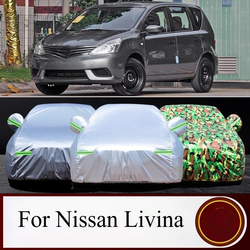 

Duty Car Cover For Nissan Livina Heavy For Sun Protection Rainproof Flame Retardant Sunshade Dust Proof Anti Freeze Accessories