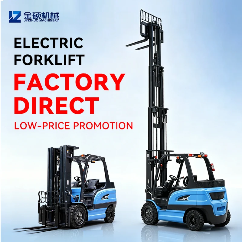 

Ready to Ship 3 Ton Electric Forklift 1.5t 5t AC Motor Truck Forklifter Warehouse Lifter Counterbalance Fork Lift 80V Battery
