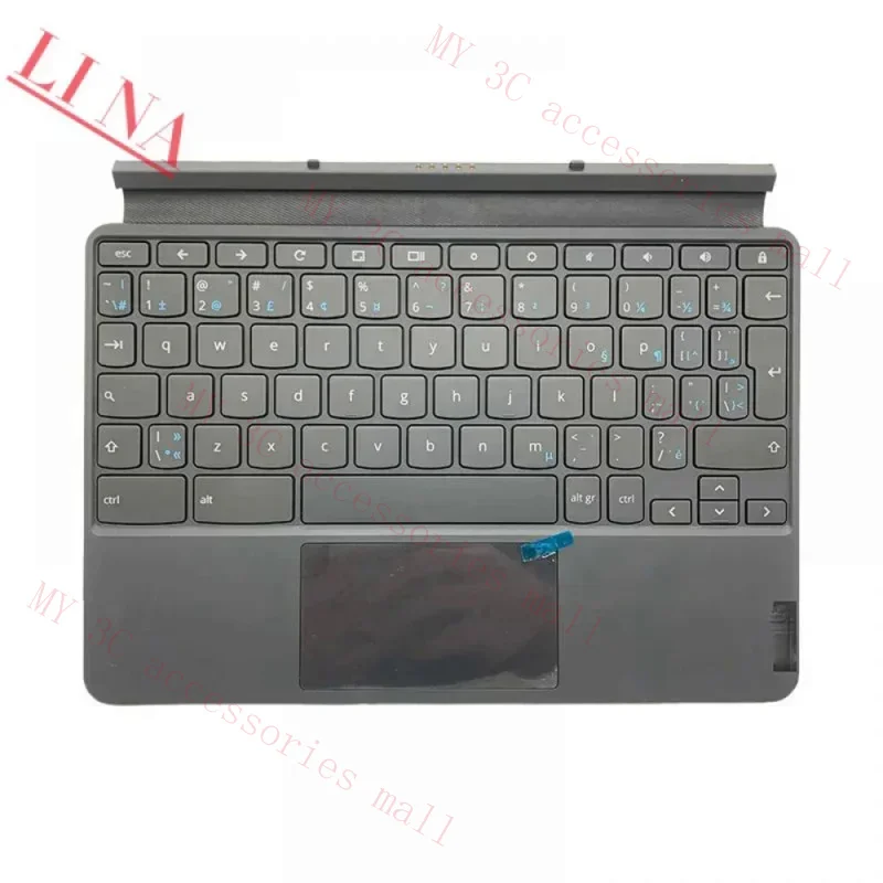 Imagem -03 - Teclado para Lenovo Ct-x636f Ideapad Duet Chromebook 10.1 Tablet Teclado jp Eua fr gr nd ca it uk Layout Suporte Capa Case