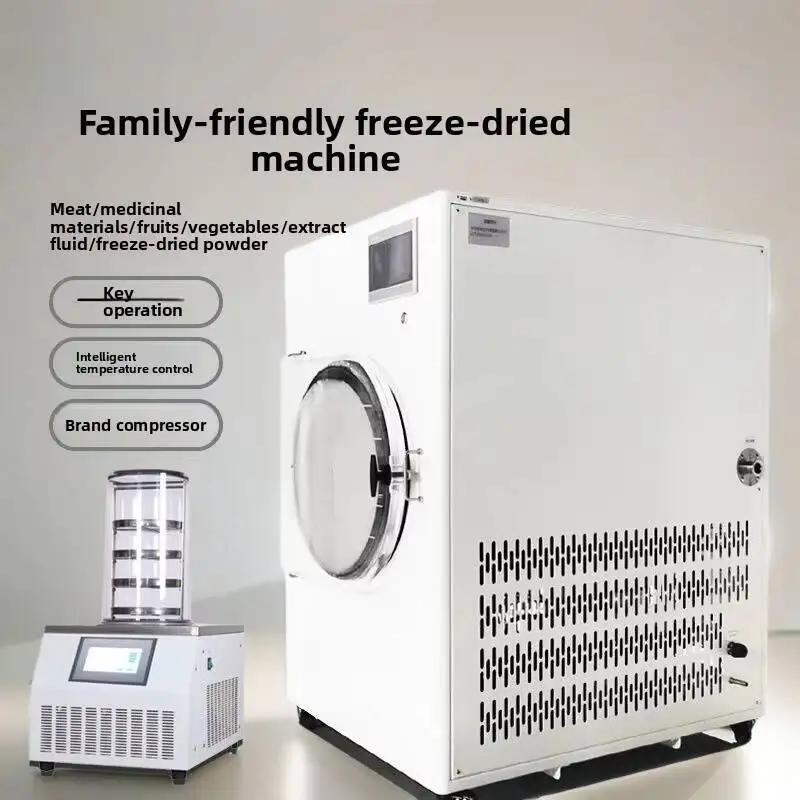 

Dried Household KG Powder Pet Small Fruit Freeze Dryer Commercial Snacks Meat Low Vacuum Drying Box
