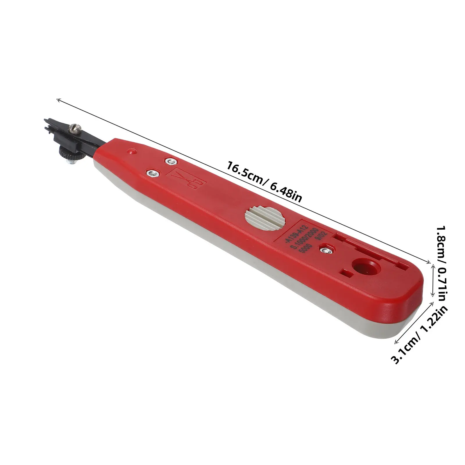 Ethernet Punch Down Tool Sturdy Plastic Steel Wire Insertion Crimping Tool Kit for Professional Home Office