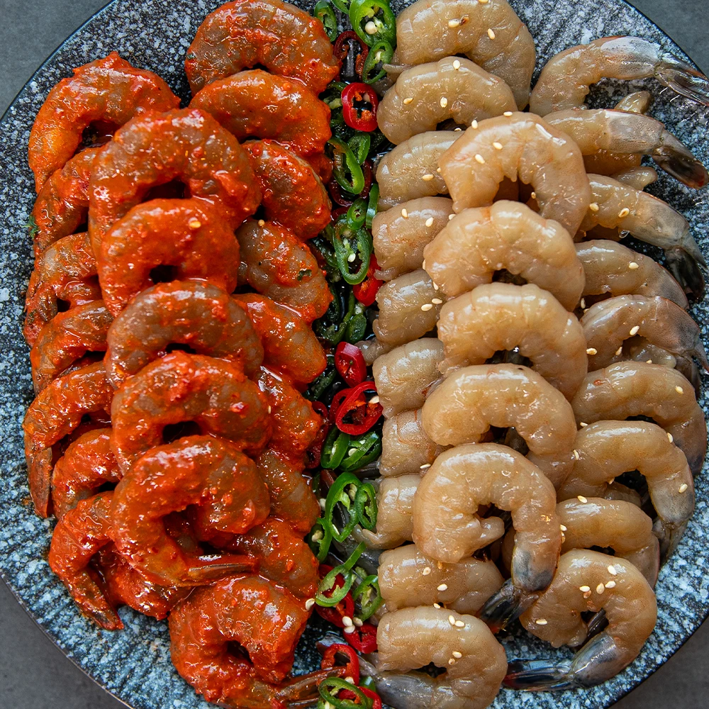 معجون الروبيان الكوري مع صلصة الصويا والتوابل، نصف ونصف، 800 جرام/1.6 كجم/2.4 كجم