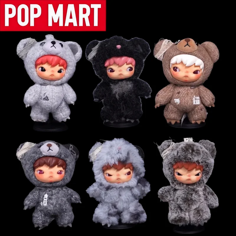 

POP MART Hirono Series Дорожный журнал Слепая коробка Винильная кукла Mystery Box Настольный орнамент Коллекция игрушек Kawaii Girl Фестивальные подарки