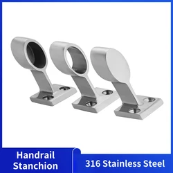 Alastin 316 Stainless Steel Boat Hand Rail Fitting Marine Railing Support Bracket Tube Stanchion Hardware Yacht
