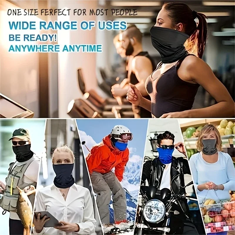 夏用通気性バラクラバネックゲートルスカーフ、ヘッドギア、通気性フェイスマスク、スキー、冷却スカーフ