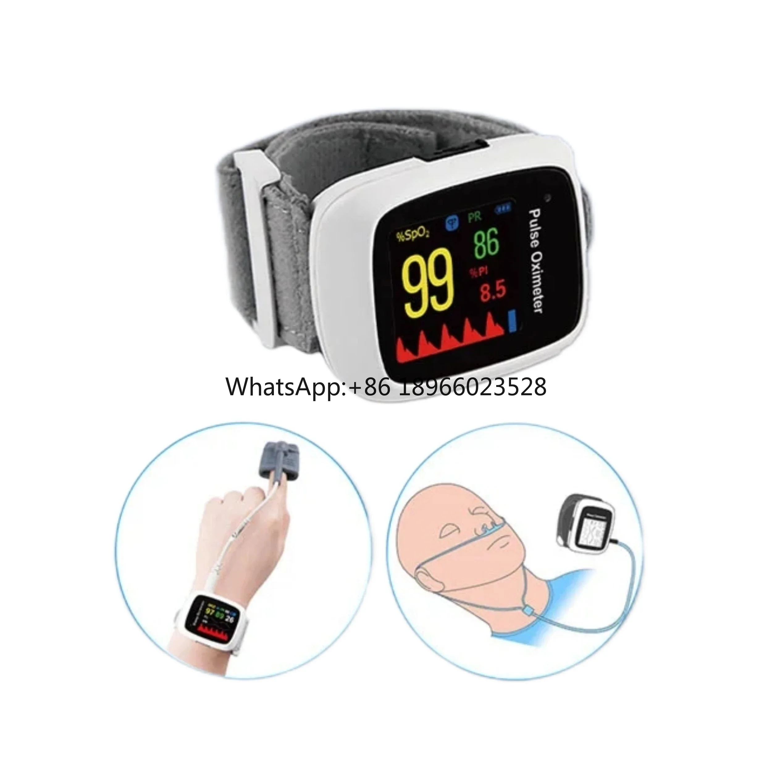 sleep monitoring Sleep Screener  Wearable design display for sleep monitoring Simply measure SpO2, PR, Respiration rate