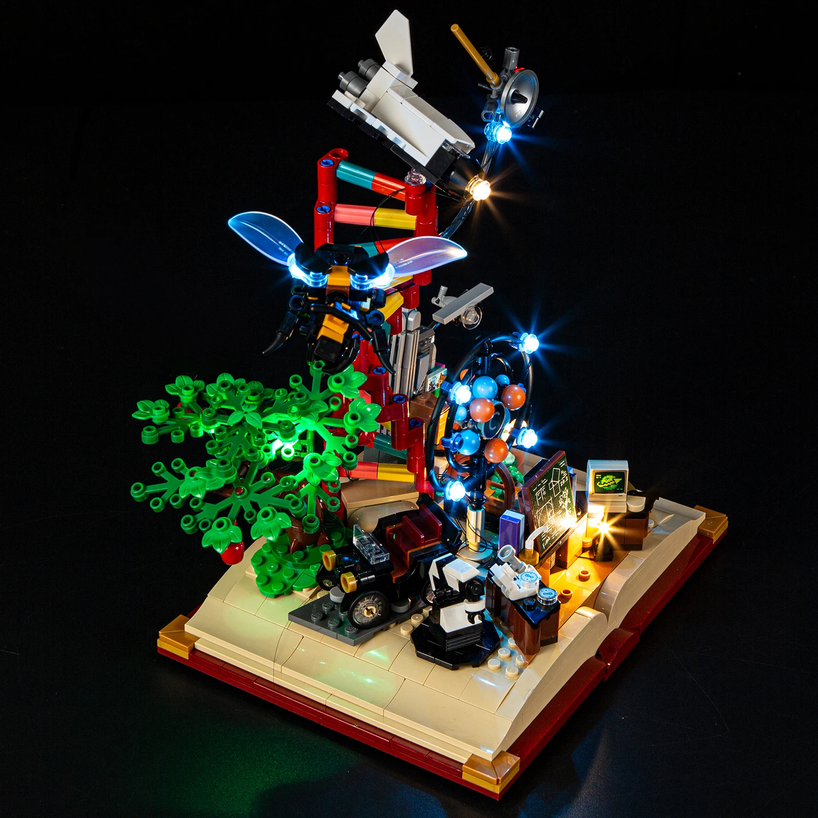 HPROSPER 5V LED Lighting (No Model) For LEGO 21355 The Evolution of STEM Light Up your Building Blocks With Battery box