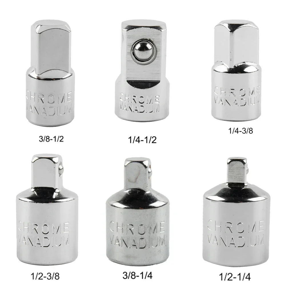 1 4 3 8 1 2 Drive Ratchet Socket Adapter Female ToMale Converter Repair Tools Converter Quick Release Hand Tool