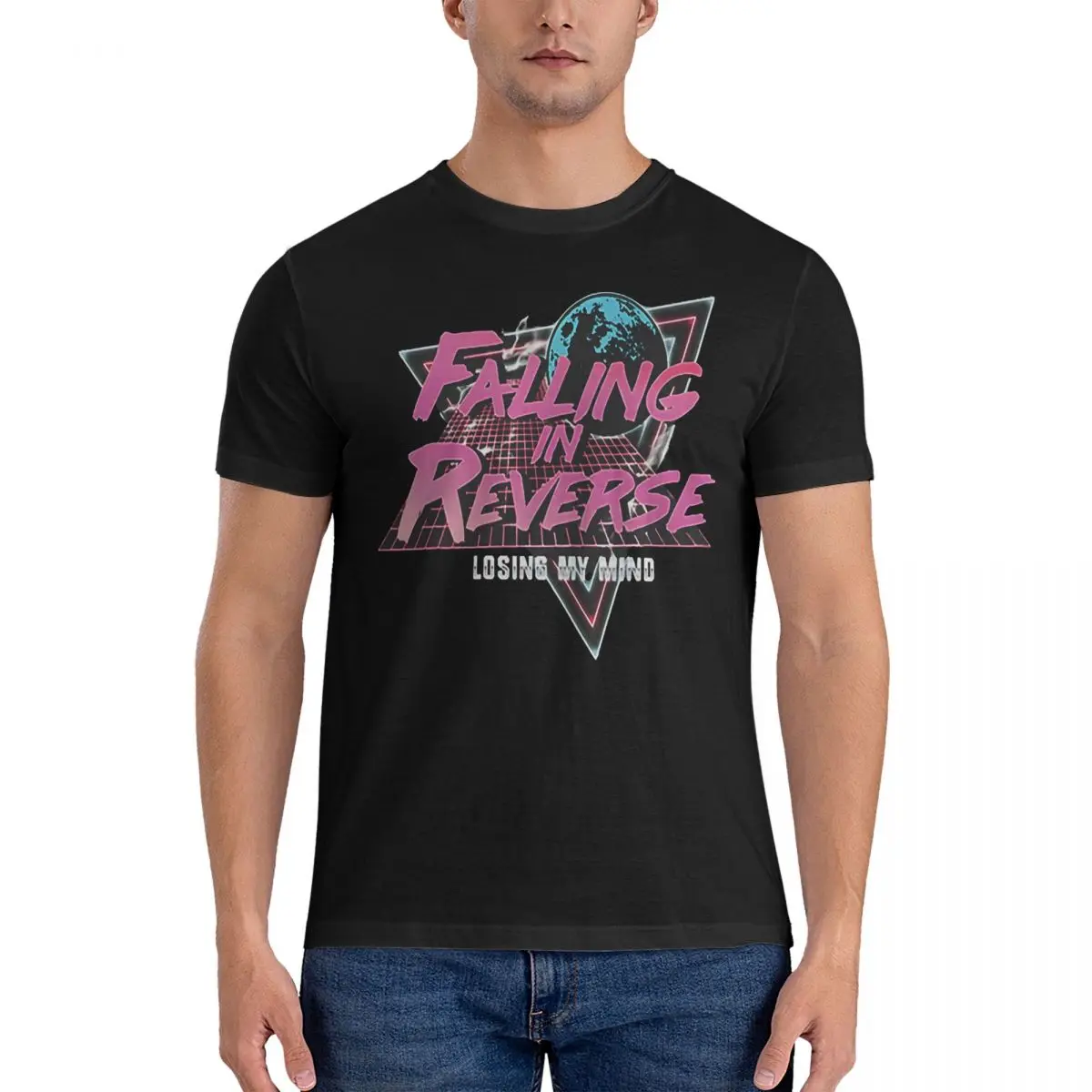 Men T-Shirts New Falling In Reverse Casual 100% Cotton Tees Short Sleeve Falling In Reverse T Shirts O Neck Clothing Gift Idea