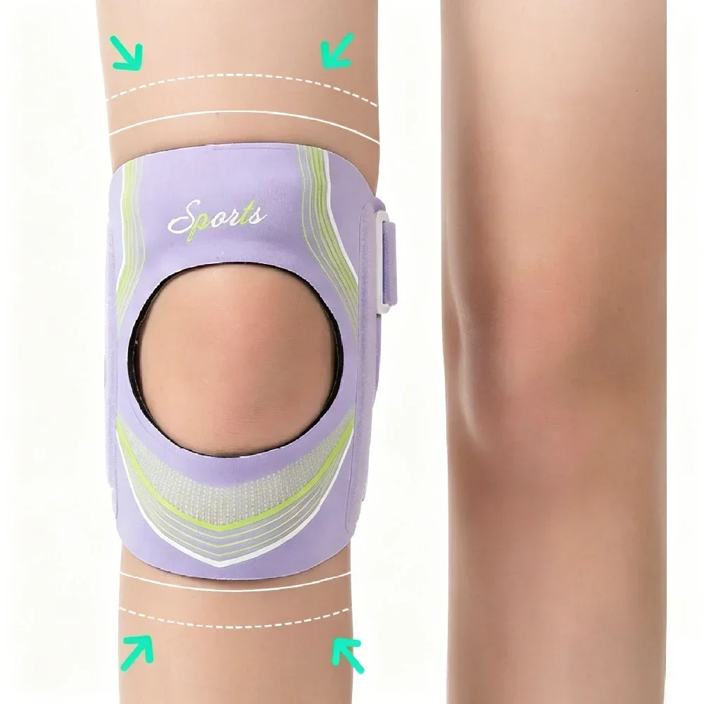 1 STÜCK NEUE Atmungsaktive Kniebandage für Männer & Frauen, Patella-Stützband mit Gelpolster & Doppelseitigen Stabilisatoren, für Multi-Sport-Aktivitäten