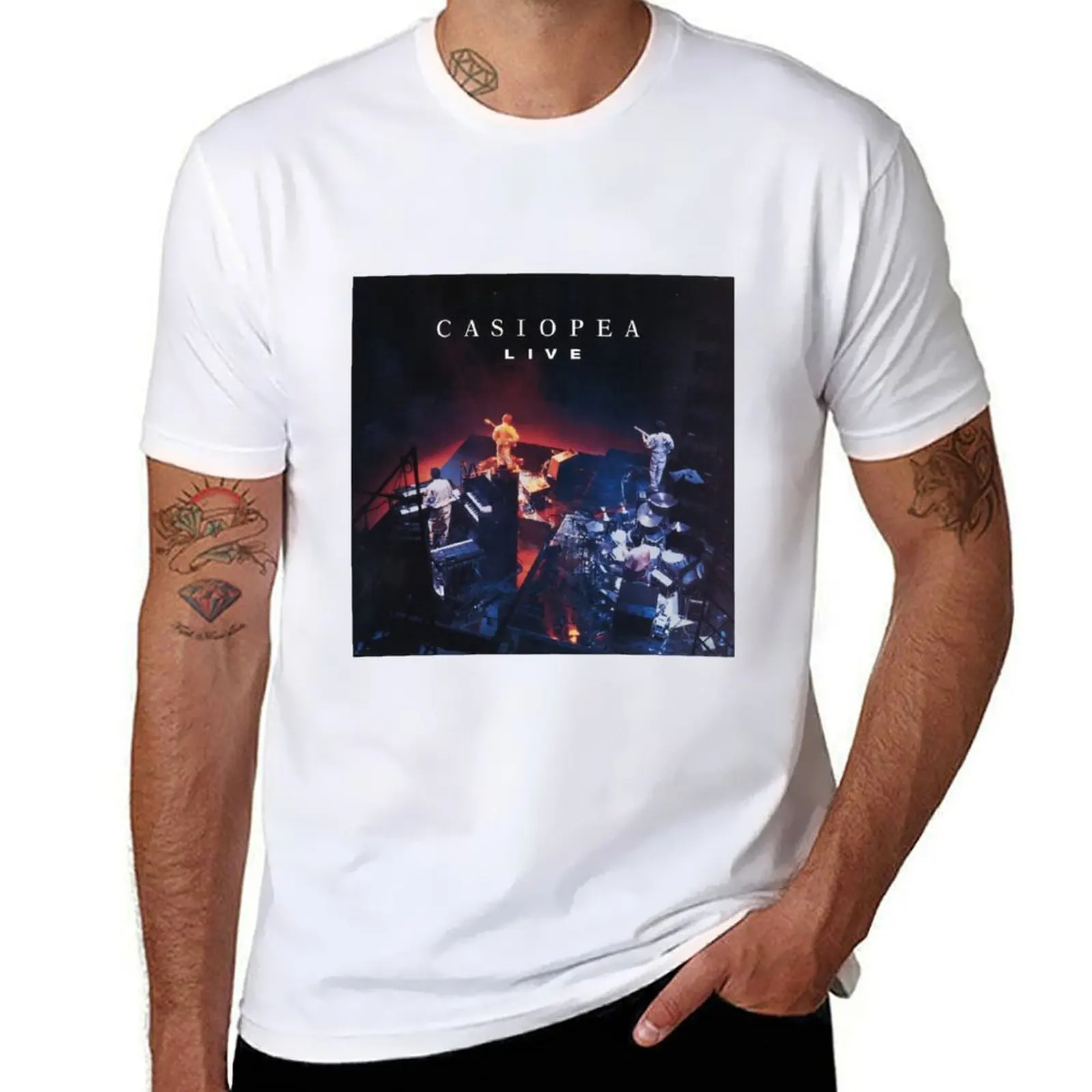 

casiopea live 1985 album cover T-Shirt man t shirts for men t shirts with prints T-Shirt