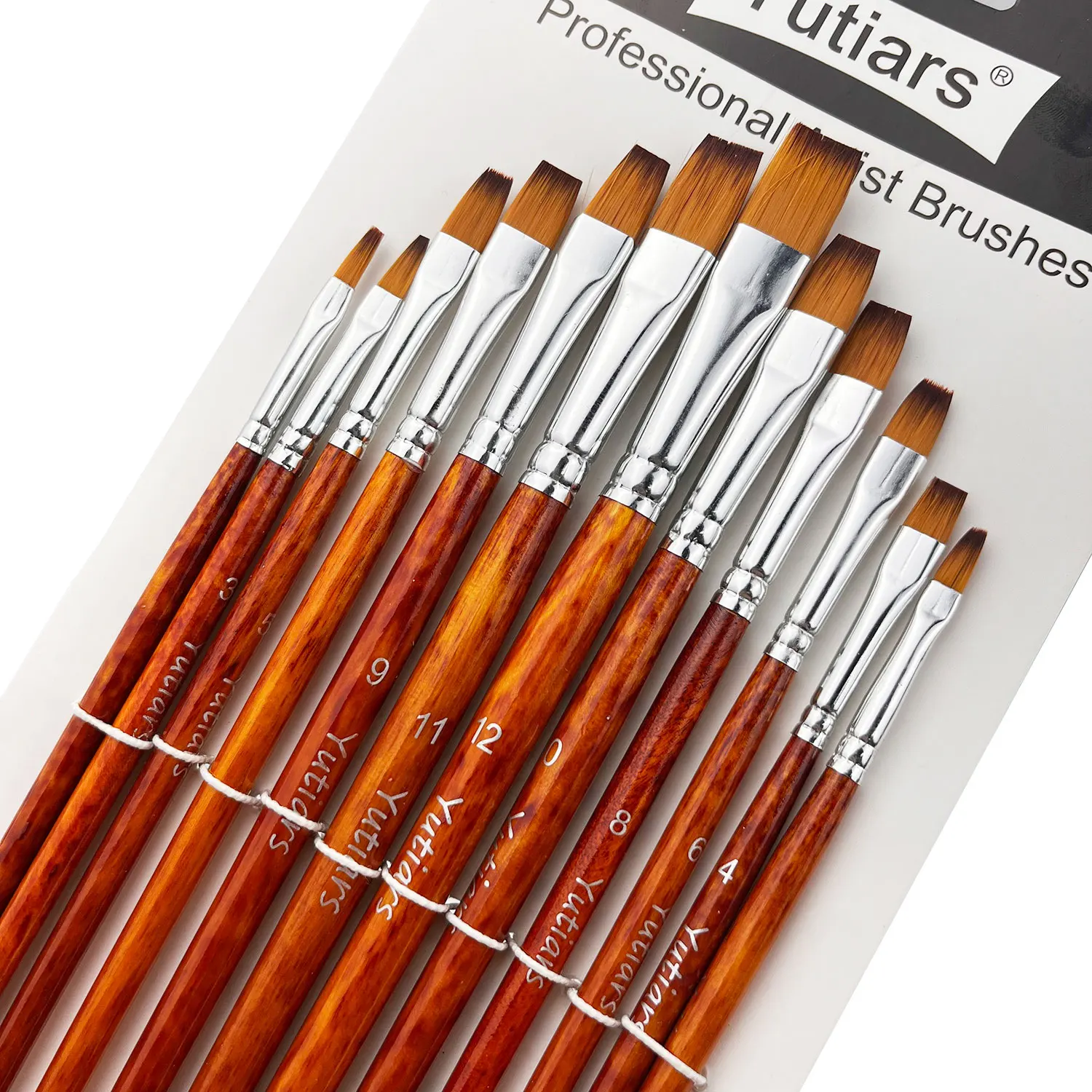 

12 шт./компл., нейлоновые волосы, деревянная ручка, набор кистей для акварельных красок, набор ручек для обучения, сделай сам, масляная акриловая живопись, художественные кисти, принадлежности