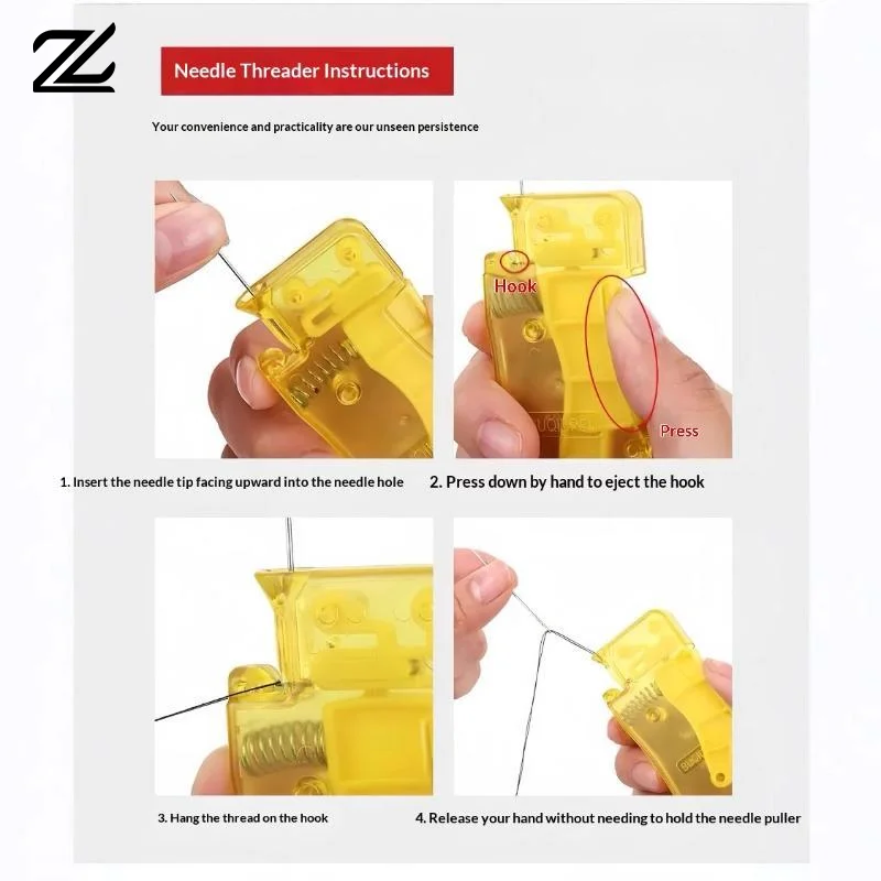 Automatic Needle Threader For Sewing DIY Crafting And Home Sewing Supplies Quick Threading Tool For Hand Sewing