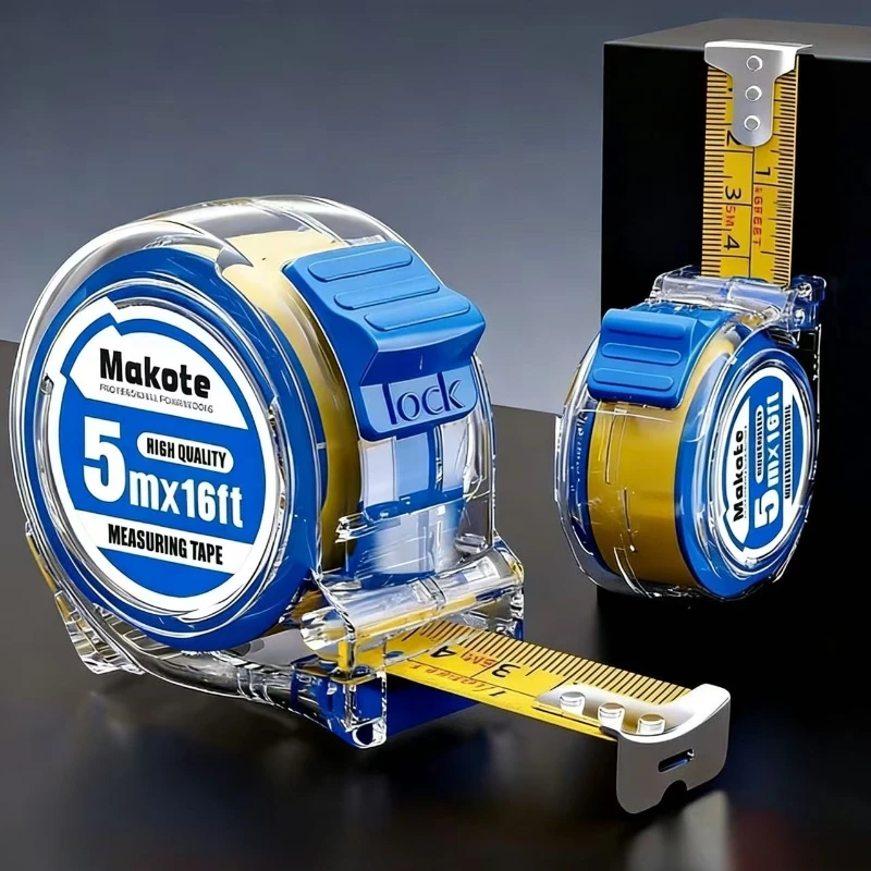 شريط قياس عالي الجودة من الفولاذ المقاوم للصدأ بطول 3-10 أمتار في نظام متري وإمبراطوري مناسب للأعمال الخشبية والاستخدام المنزلي #1