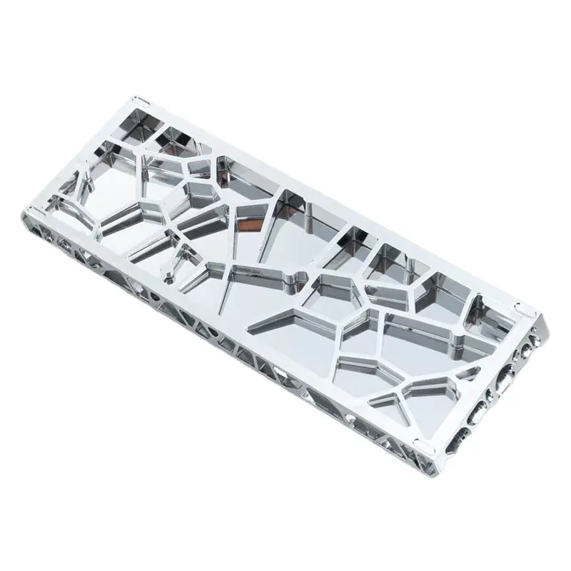 New--For Mad60 Wooting60 Raven61 Win60 PVD Mirror GH60 Hollow Keyboard Case Keyboard Shell Accessories