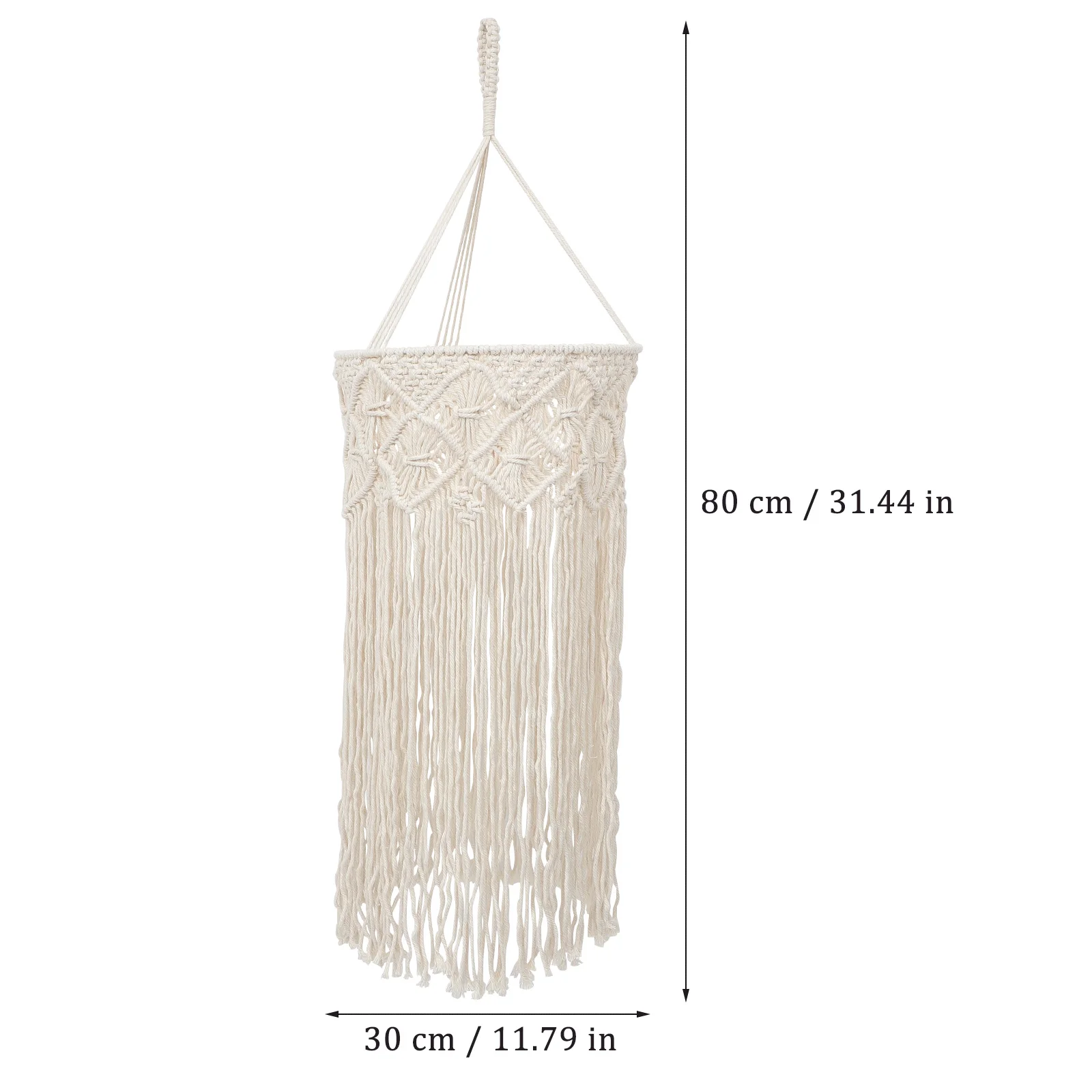 

Woven Lampshade Beige Large Cotton Rope Ceiling Light Covers Hanging Lamp Shades Home Decor Bedroom Living Room Restaurant Hotel