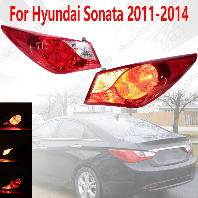 

924023Q000 924013Q000 Tail Light For Hyundai Sonata 2011 2012 2013 2014 Car External Rear Turn Signal Driver Signal Light