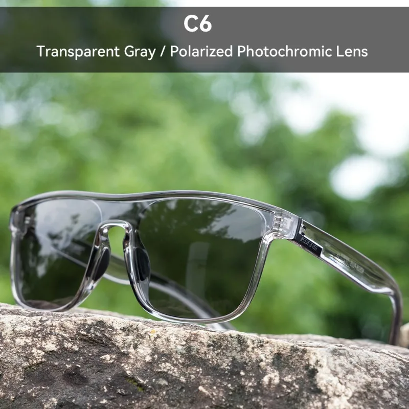 

KDEAM Интегрированные цветные поляризационные солнцезащитные очки для вождения для мужчин и женщин, спортивные ветрозащитные очки, модные металлические петли, большой размер