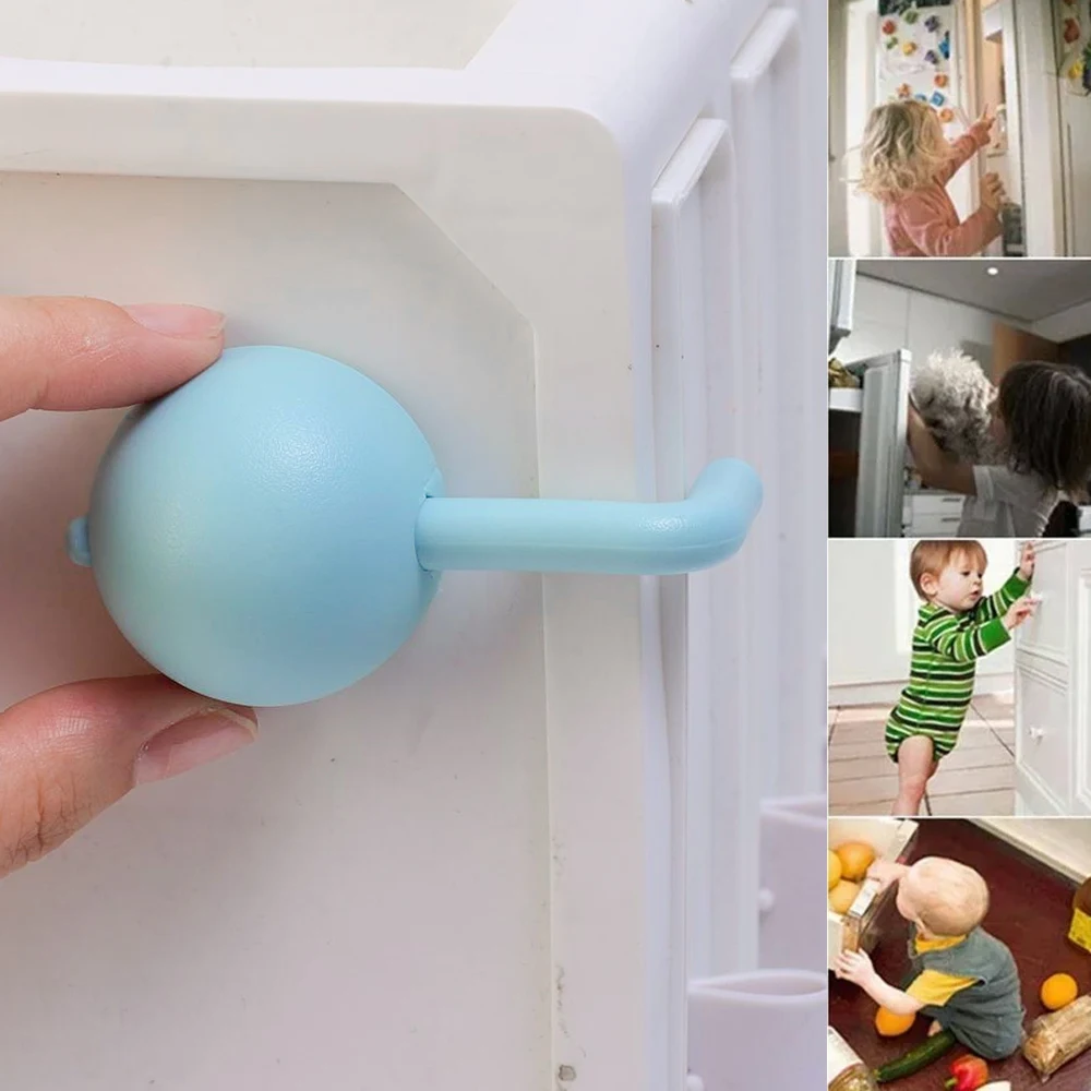 10/1PCS Child Lock Children Protection Baby Safety Locks Drawer Latch Cabinet Door Lock Anti-Pinching Hand Security Protection