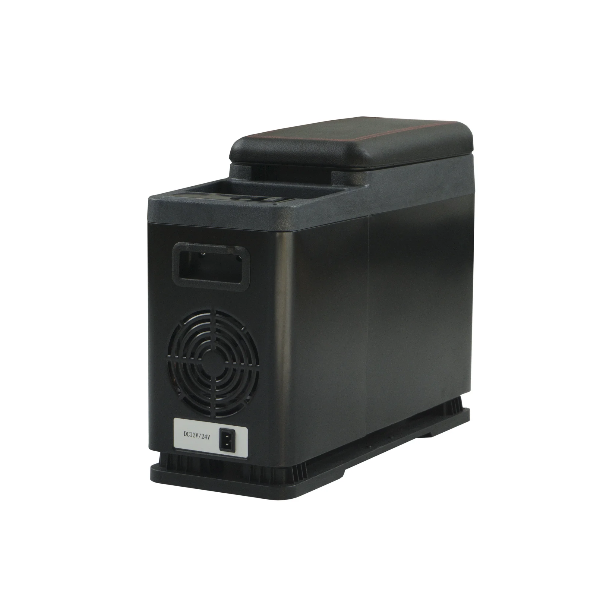 CF8 colorful Individual Mini Car Fridge DC 12V for centre armrest in car truck refrigerator with built in battery