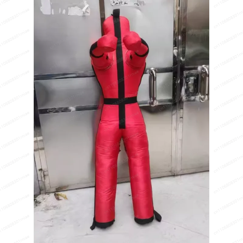 Heavy-Duty MMA Fighting Wrestling Training Dummy Two-Legged PU Hollow Design with Custom Logo Leather Sole for Fire Drill