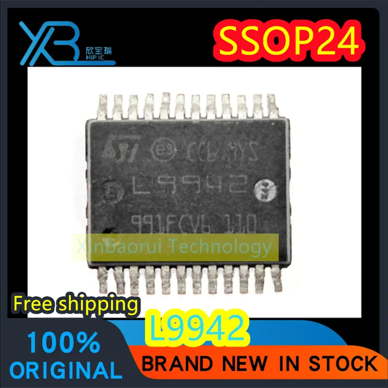 

(5/50 pieces) L9942 L9942XP SSOP24 throttle control driver chip automobile engine body computer board new quality Free shipping