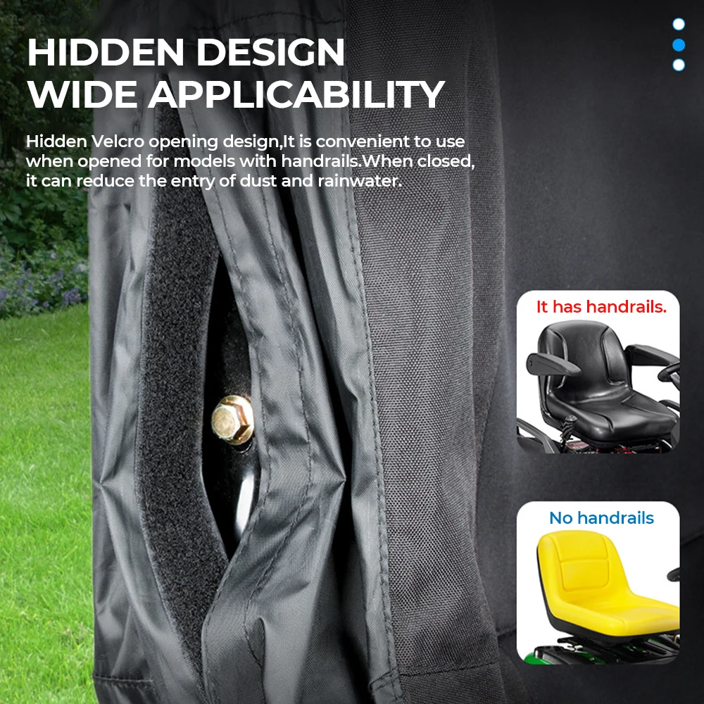 

Чехол на сиденье косилки, ткань Оксфорд, чехол на сиденье трактора для газона, водонепроницаемый, универсальный, сменный, пылезащитный, защита для стула вилочного погрузчика