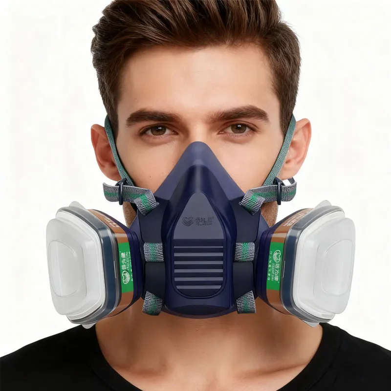 Gas Mask Odor Particulate Multi-Purpose Reusable Respirator Comfort Protection Travail Protective Respirator Safety Protection