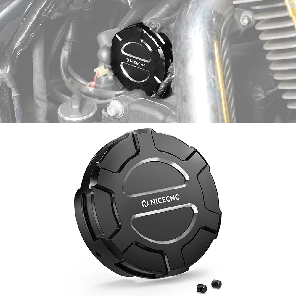 

NICECNC For Harley Street Glide Special FLHXS Starter Motor End Cover For Harley Road King Electra Glide Ultra Limited Tri Glide