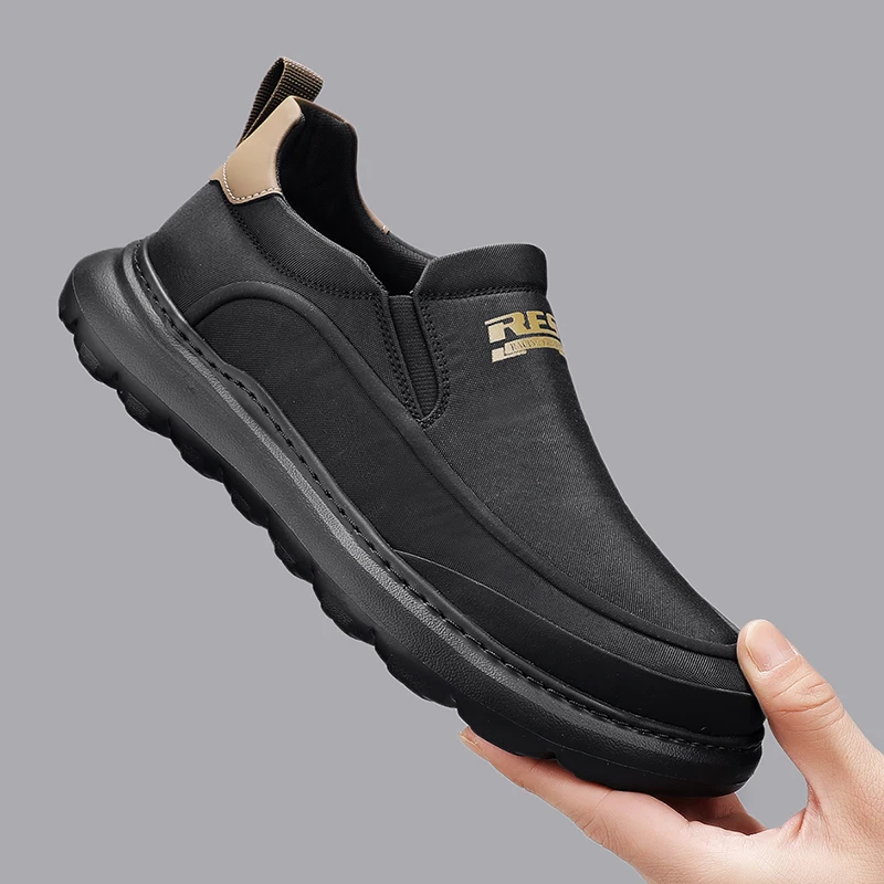 

Men Leather Casual Shoes Breathable Loafers Men Sneakers 2025 New Male Comfortable Leather Flat Footwear Sneakers Men Shoes