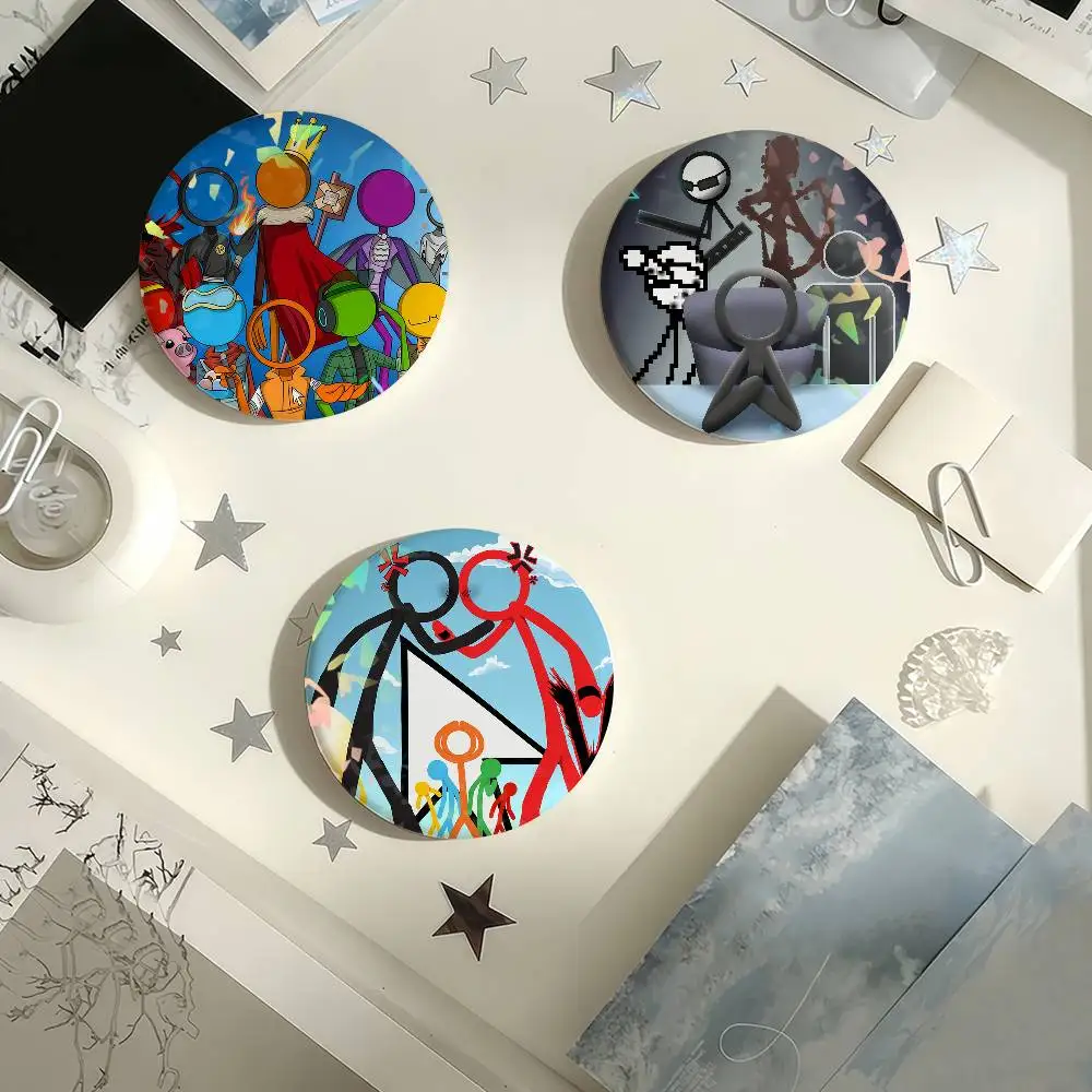 A-lan b-becker animador vs animação laser emblema criativo pinos broche para saco roupas chapéu decoração presentes fãs coletar