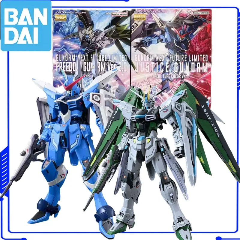 Bandai Genuine PB MG 1/100 Action Anime Figure ZGMF-X10A FREEDOM GUNDAM Model Kit for Boys Girls Kids Gift Collectible Model