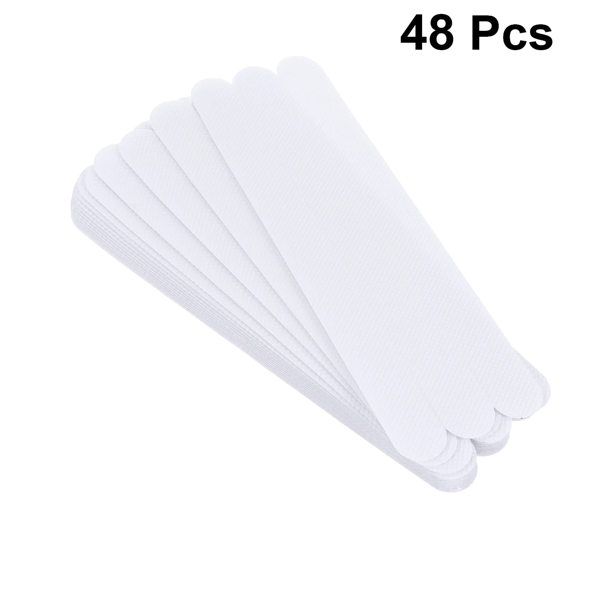 

48pcs 2X20Cm Bath Safety Anti-Slip Stickers Transparent Non-Slip Bathroom Strips Floor Adhesive Pads For Bathtub Shower Pool