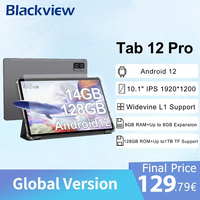 NEW Blackview Tab 12 Pro Android 12 Tablet 10.1’‘, Tablet 14GB+128GB, Octa-Core, Dual SIM 4G LTE+WiFi Tablet, Widevine L1