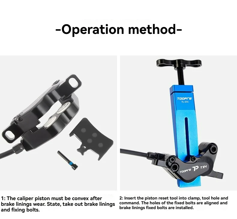 Fahrrad-Kolbenrückstellwerkzeug, Bremssattel-Kolbenpresswerkzeug für 2-Kolben- und 4-Kolben-SHIMANO/SRAM-Bremssättel, Fahrrad-Kolbenwerkzeug – Detail 8