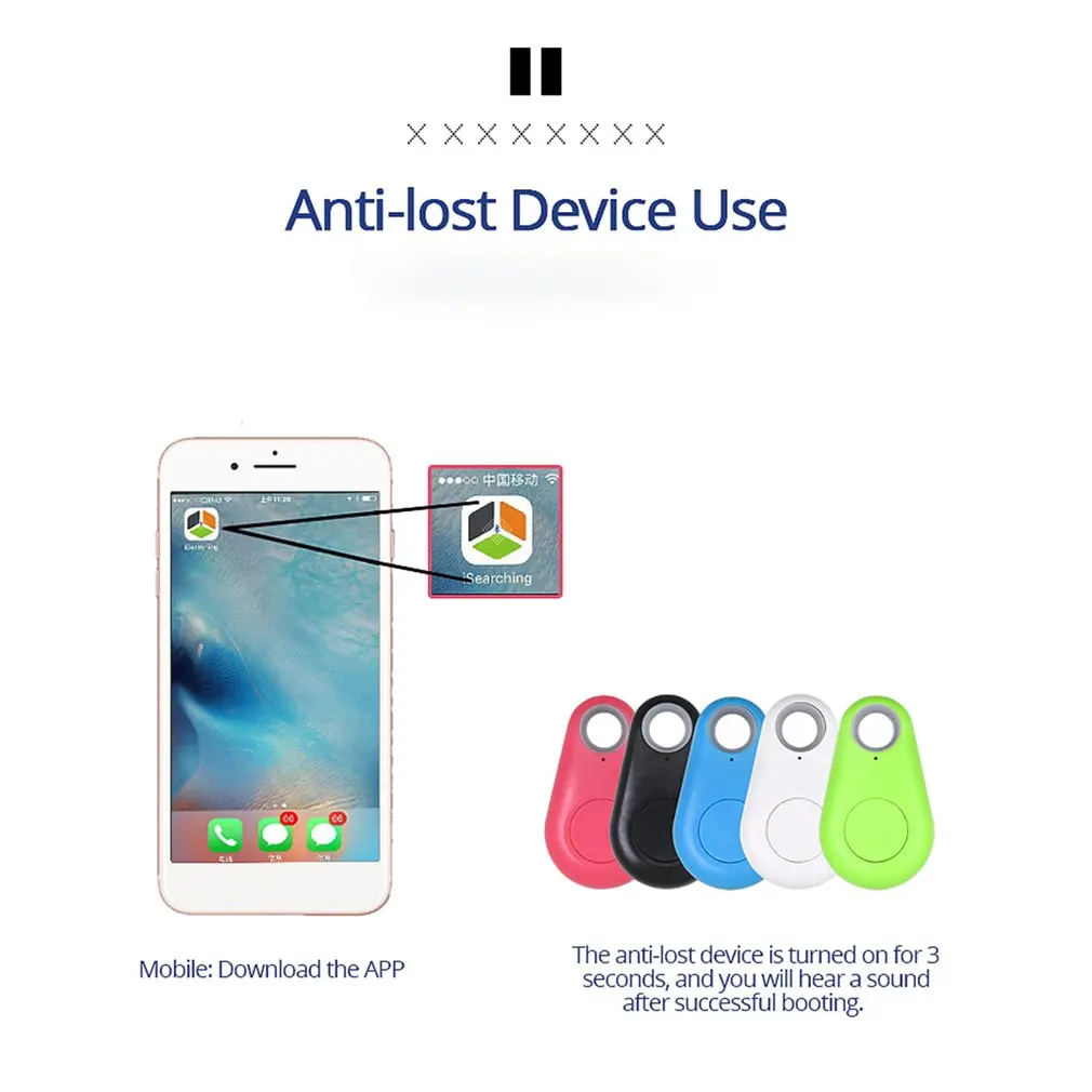 Compatível com Bluetooth Smart Key Finder, Dispositivo Anti-Lost, Anti-Lost Keychain, Celular, Alarme Perdido, Bi-direcional