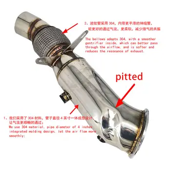 適用於 2015 年 F10 F11 535i 535ix/2015 年 F07 535i GT 535ix/2016 年 F12 F13 640i/2014-2019 年 F15 F16 X5 X6 35iX 的 N555 排氣管發動機 8 最佳銷售 BMW F10 N55 - №1