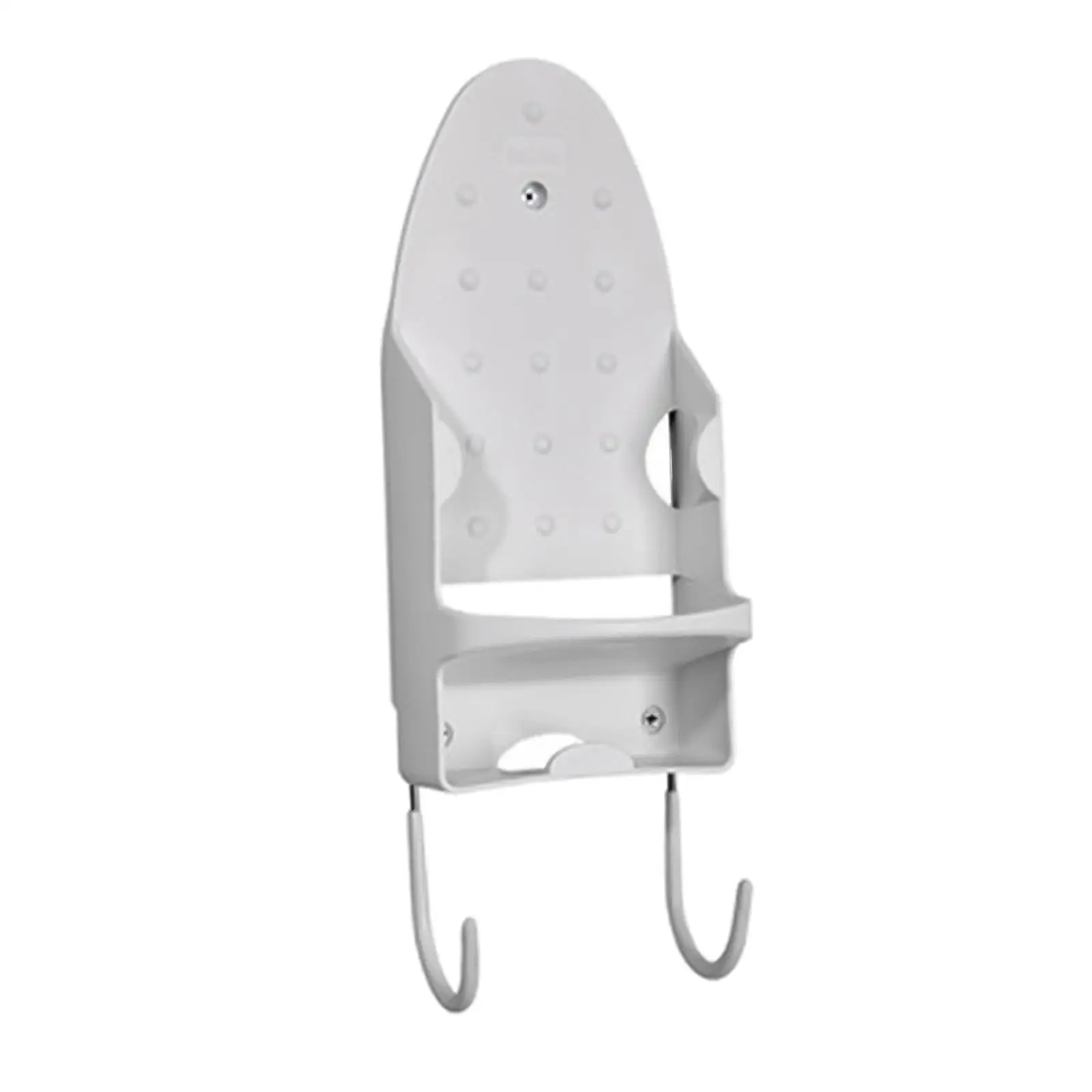 Ironing Board Holder, Electric Iron Hanger, Wall Mounted Ironing Board Rack for Home Laundry Room, Easy Assembly