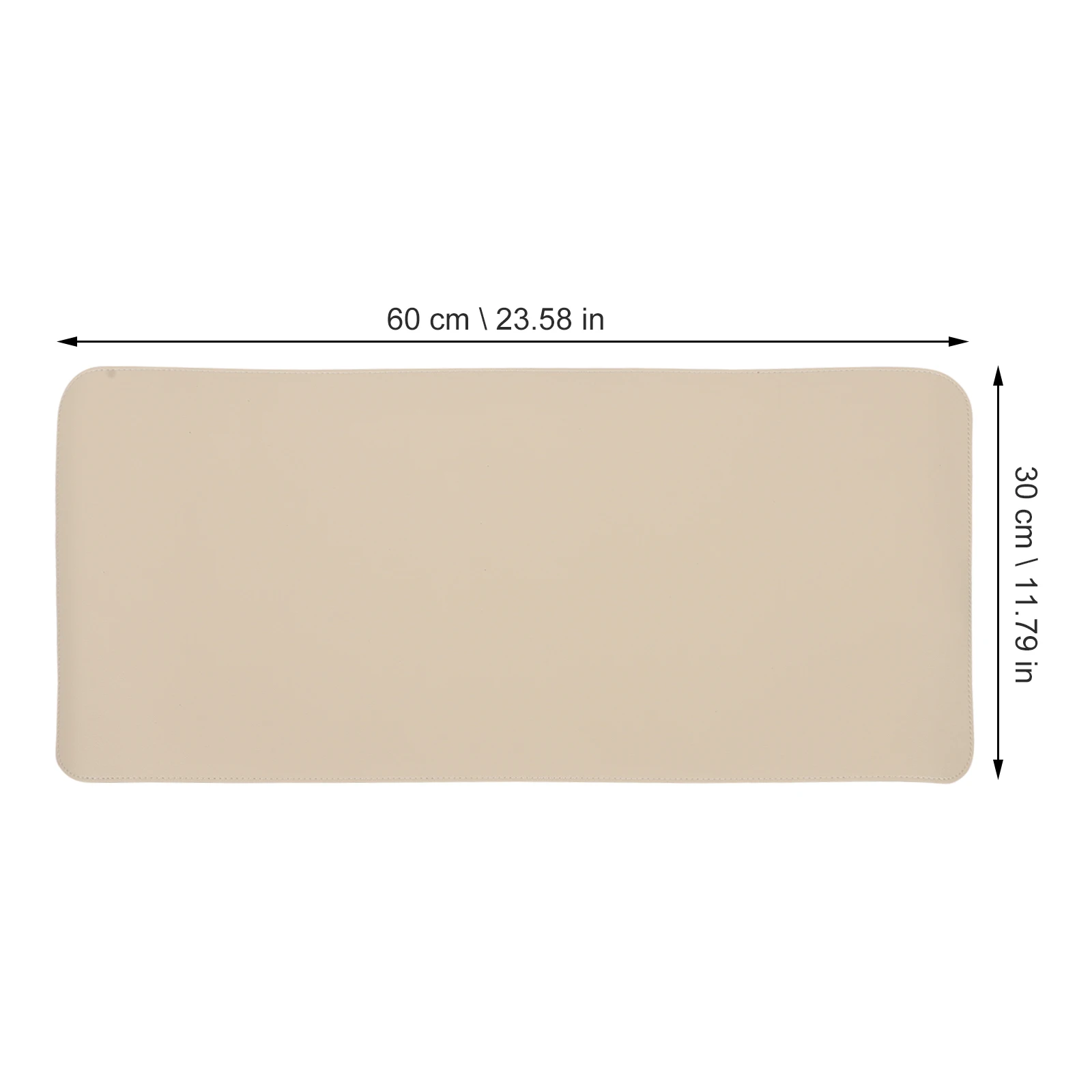 

Elegant Desk Mat Mouse Pad Modern Gaming Computer Protector Black Plant Cork Extra Large Double Sided PU Writing Drawing