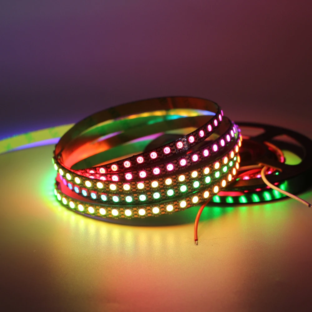 Narrow 7mm WS2812B Pixel Led Strip light 3535 144leds/m Addressable SK6812 IC MINI Pixel Stripe 5V 1m 2m Smart Pixel Led Tape