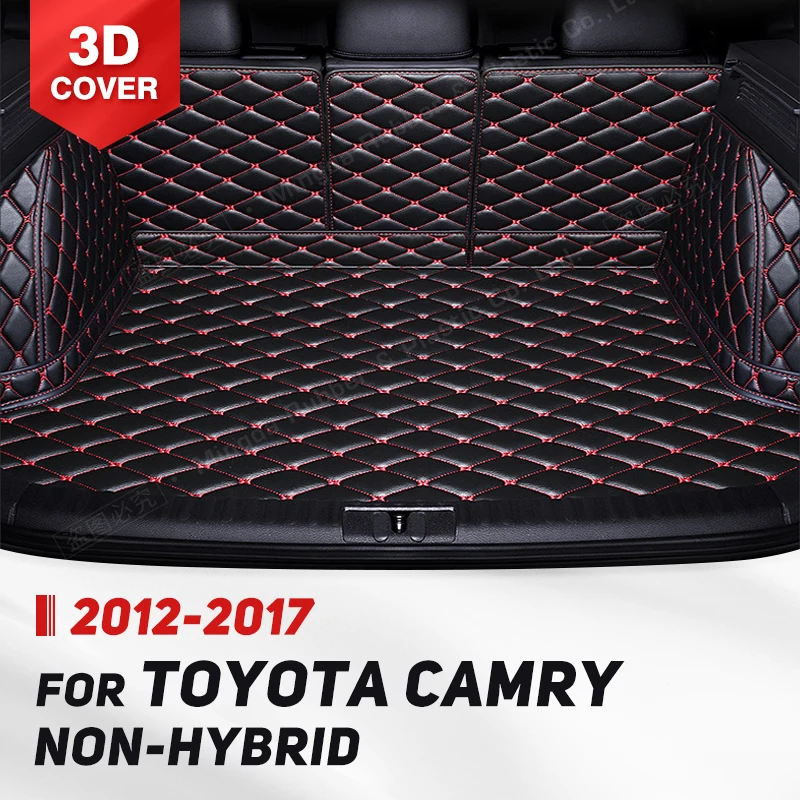 Auto Full Coverage Trunk Mat For Toyota Camry Non-hybrid 2012-2017 16 15 14 13 Car Boot Cover Pad Interior Protector Accessories