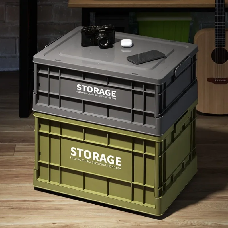 

Industrial Style Portable Household Storage Boxes Large-capacity Folding Clothing Sundries Storage Boxes Creative Stackable Box