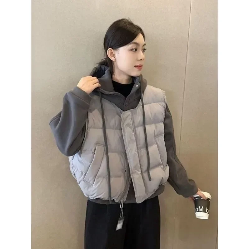 Witer Autumn Fashion: New Stylish Waistcoats for Women Plus-size Chubby Girls High-end Waistcoats Versatile Sleeveless Jackets.