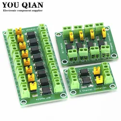 PC817 3.6-30V 2 4 Channel Optocoupler Isolation Board Voltage Converter Adapter Module Driver Photoelectric Isolated Module 817