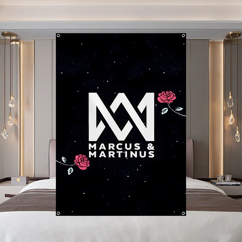 M-Marcus And M-Martinus Flag Large Size Shop Art Promotion Advertising Booth Flag Hanging Banners