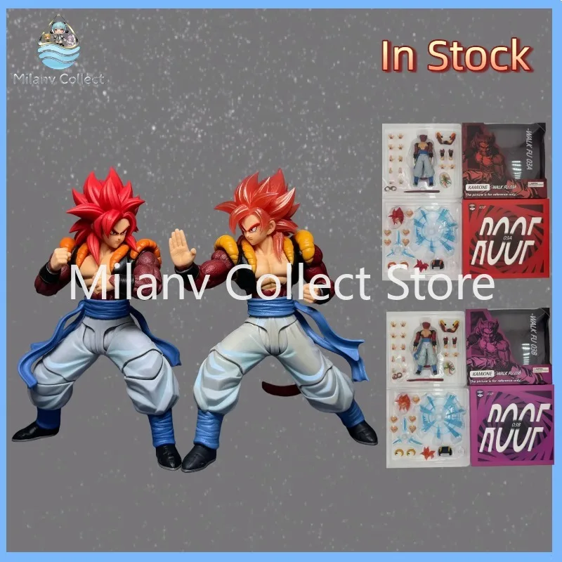 

IN STOCK KAMIONE Dragon Ball Super Saiyan IV Gogeta A/B SSJ4 The Strongest Fusion Anime Collectible Action Figure Gift