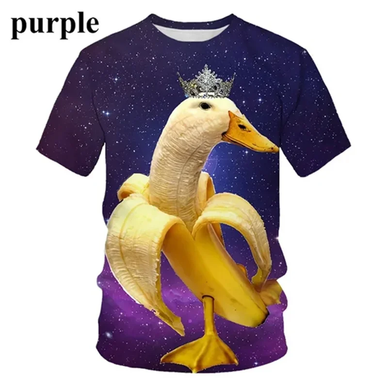 

Fruit Banana 3D Graphic T Shirts Men Y2k Clothes Casual Fashion Mens Funny T Shirt Women Kids Party Shitpost T-Shirts Tee Tops