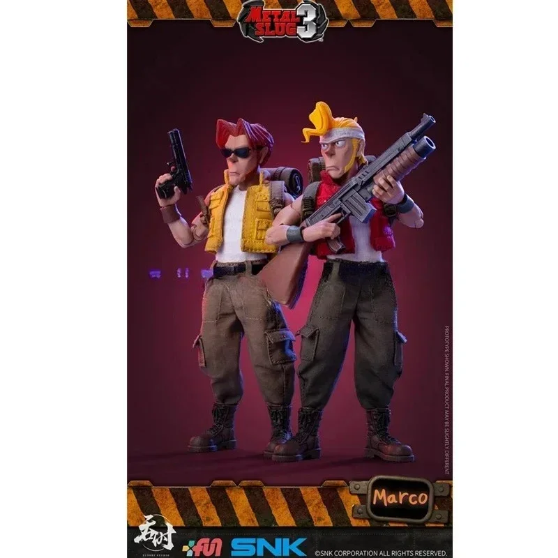 【متوفر】نموذج TUNSHI Studio الأصلي SNK سبيكة معدنية رسمية 3 Marco Tarma Clark Still RALF JONES Rebel Soldier 1/12 Mecha Toy